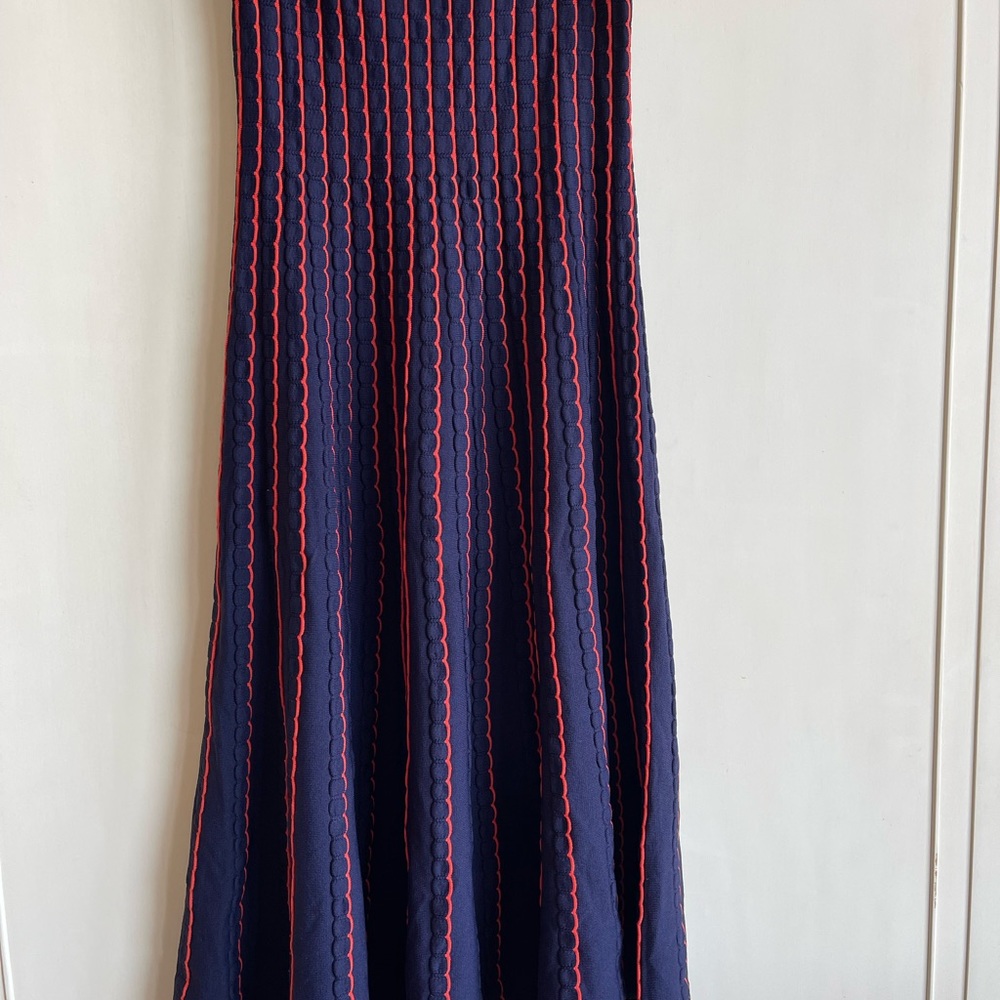 Zara Blue Red Stripe skirt S